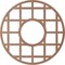 Ekena Millwork O'Neal Wood Fretwork Pierced Ceiling Medallion, Wood (Paint Grade), 20"OD x 7 1/4"ID x 3/8"T CMWP20X20X0375ONMF - alternate 5